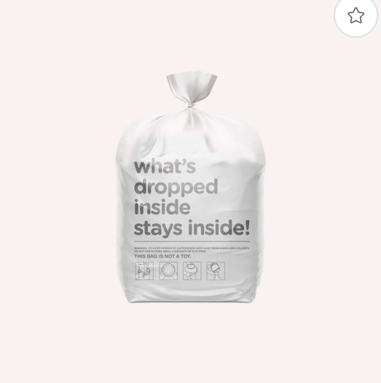 Aster Nappy Bin Bags Refill 3pk